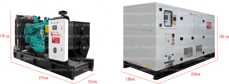 PR200C Cummins 200 KVA Diesel Generating Set