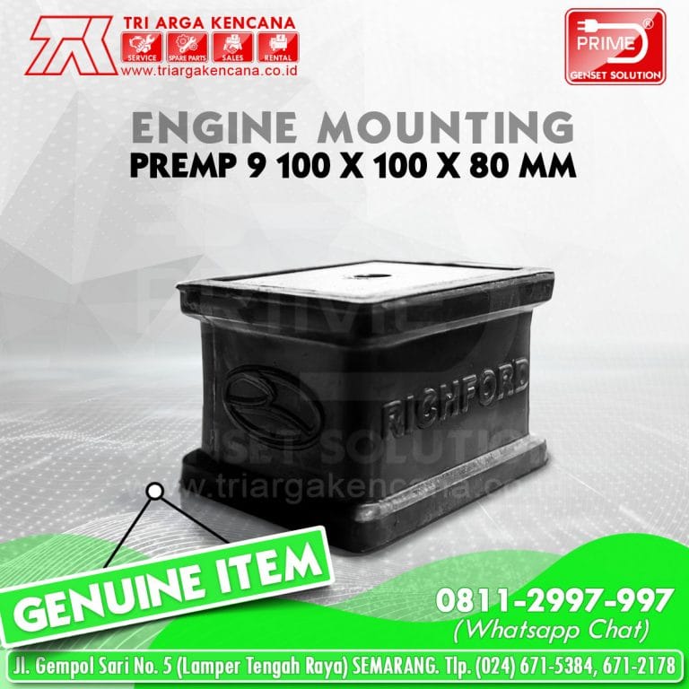 Engine Mounting PREMP 9 100 x 100 x 80 mm
