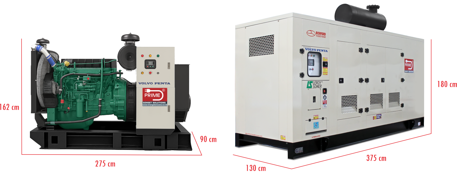 cv_tri_arga_kencana_technical_data_genset_prime_volvo_penta_pr300_kva_TAD 842GE PR300V Volvo Penta 300 KVA Diesel Generating Set