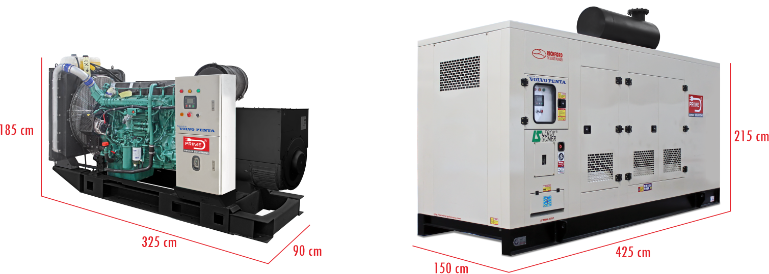 PR350V Volvo Penta 400 KVA Diesel Generating Set