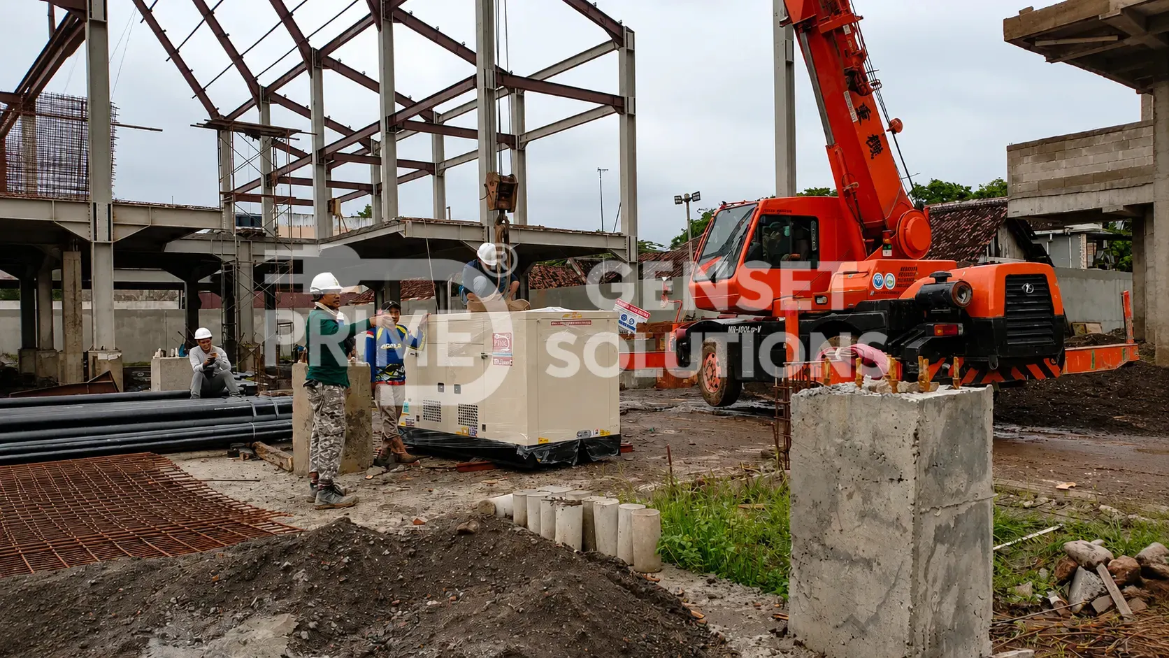 Genset Proyek Konstruksi