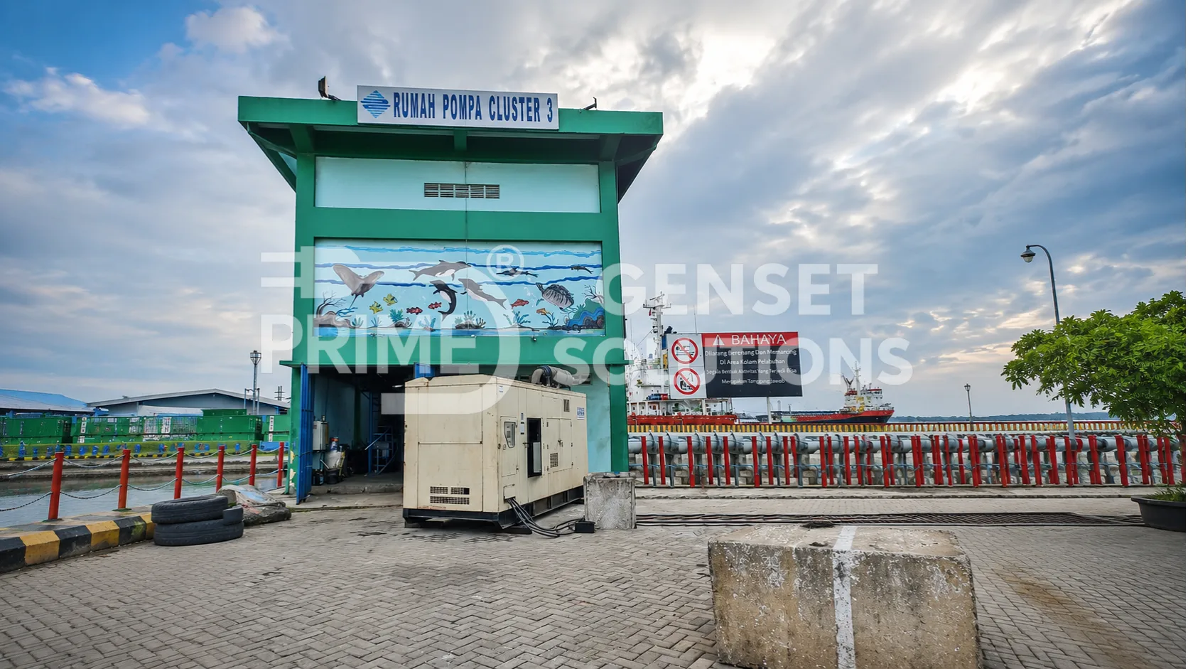 Genset Trailer Pelabuhan