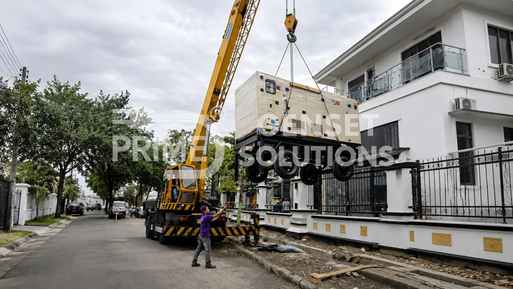 Genset Trailer Darurat