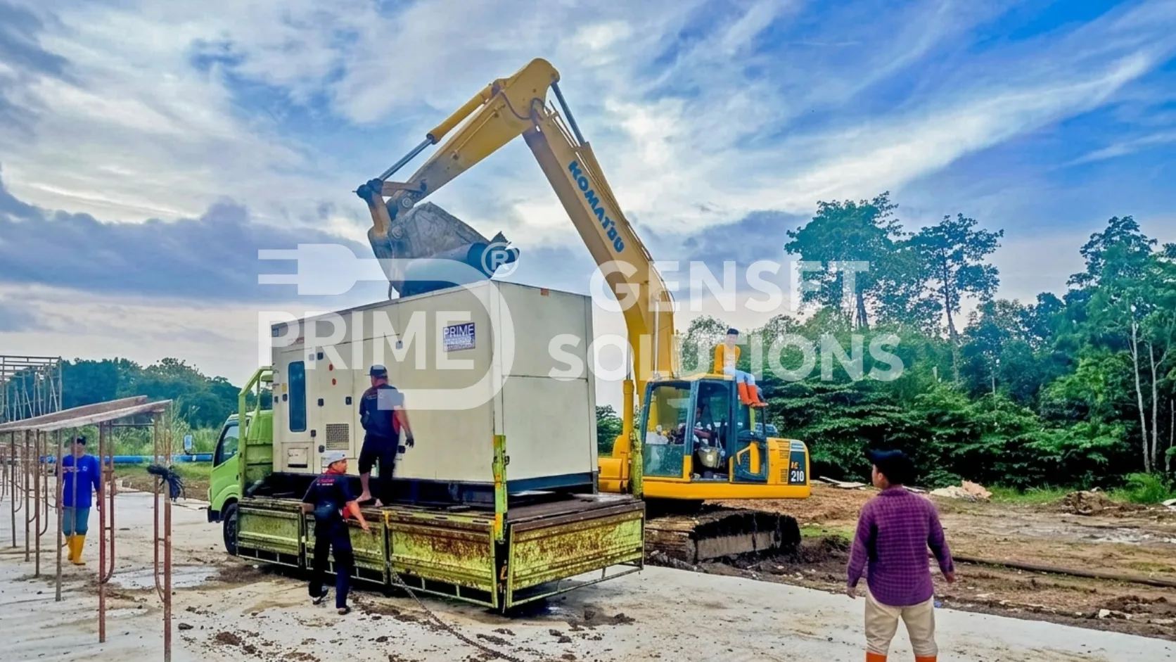 Rental Genset Proyek Infrastruktur
