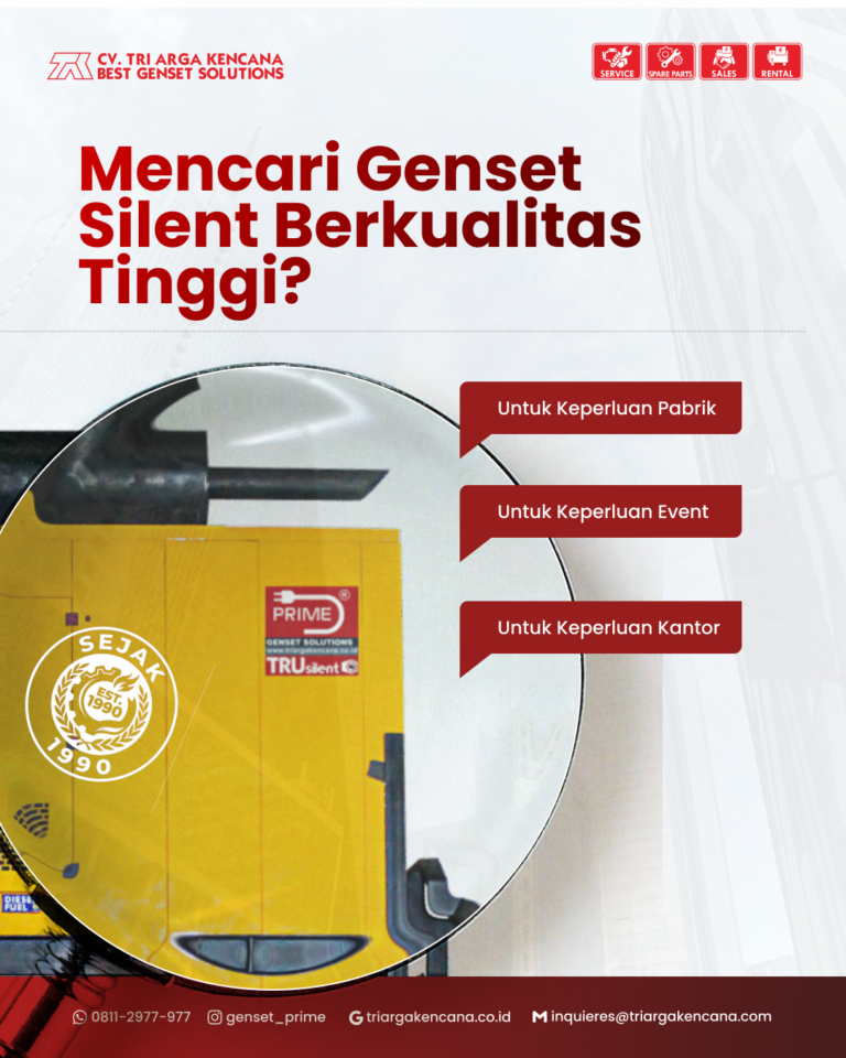 jual genset silent berkualitas