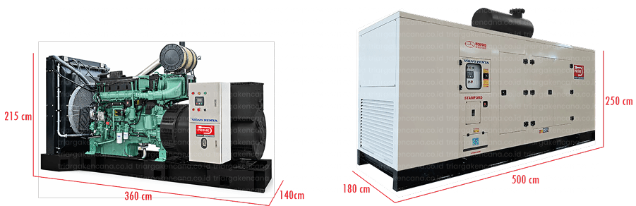 cv_tri_arga_kencana_technical_data_genset_prime_volvo_penta_pr700_kva PR700V Volvo Penta 700 KVA Diesel Generating Set