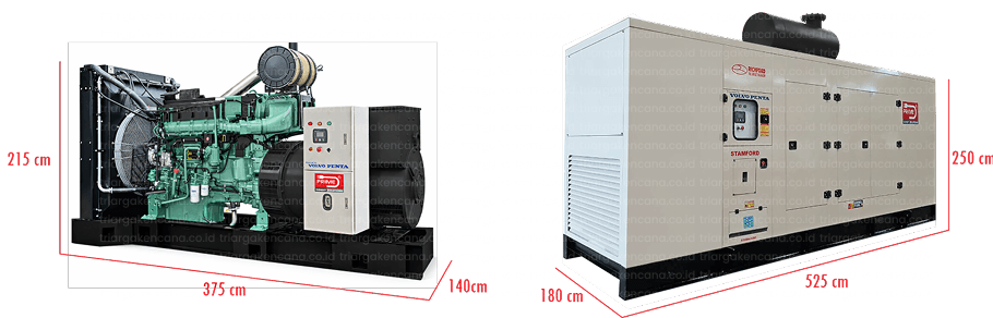 PR750V Volvo Penta 750 KVA Diesel Generating Set