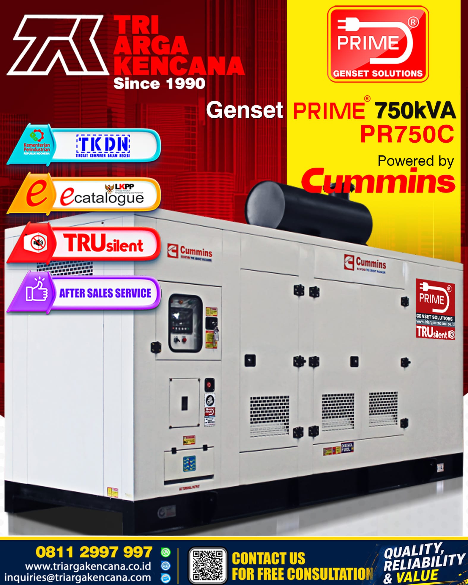 750 kVA - PR750C - KTA38-G2