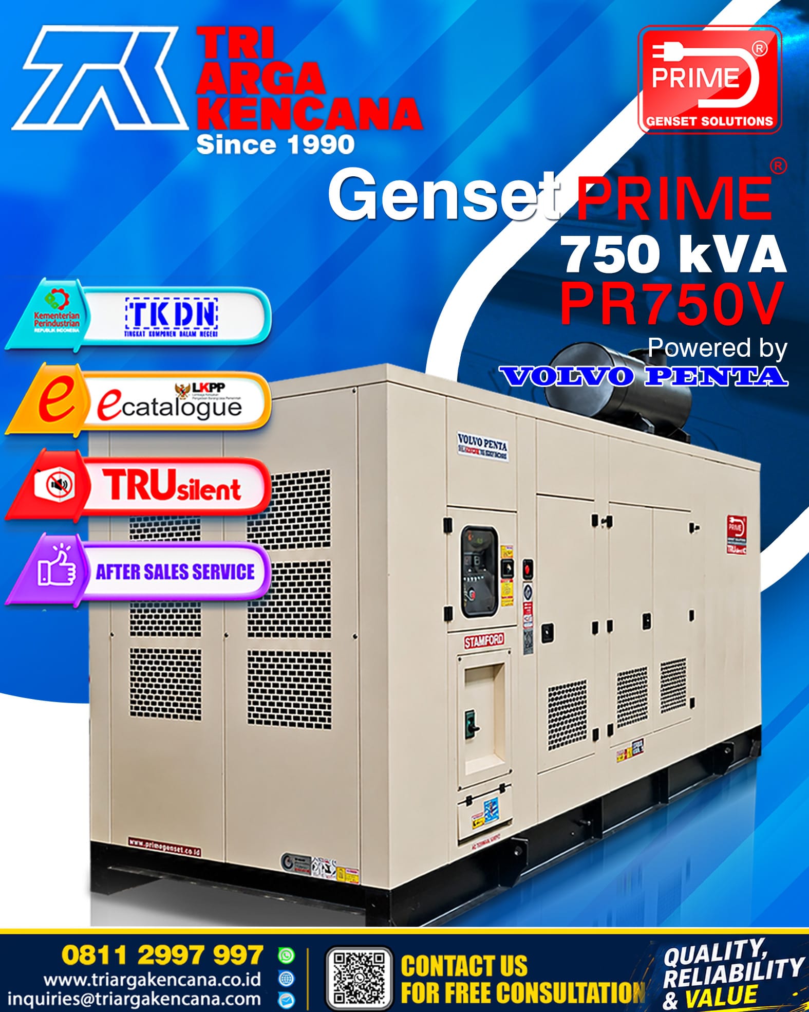 750 kVA - PR750V - TWD1744GE